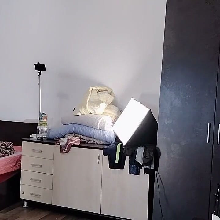 Sexy Latina Tries on and Cuts Clothes