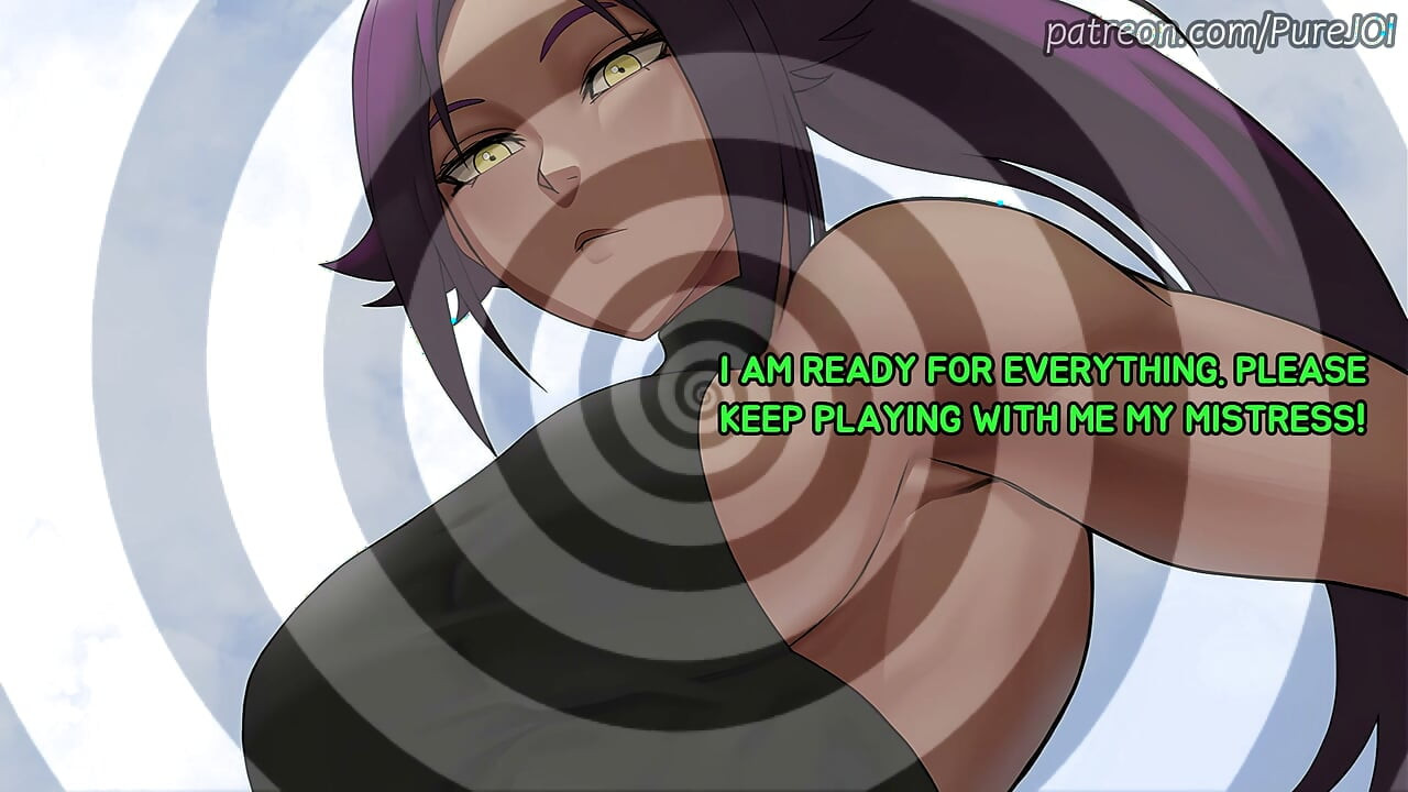 Looped! Yoruichi checks on your massive cock (Femdom JOI)
