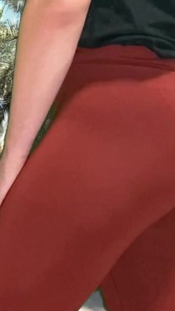 Must-share moment from "Big ass big dick shemale flashing in public in tight see through pants"