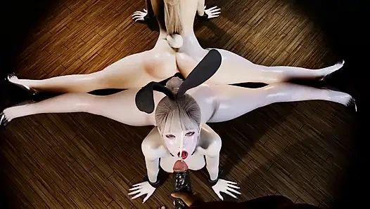 Азиатскую танцовщицу с огромными сиськами 3D обнаженную ее огромную задницу трахнул большой дилдо