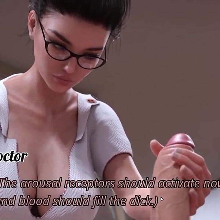 Hot Doctor så min enorme pik, og hun kunne ikke kontrollere sig selv og hoppede på den.