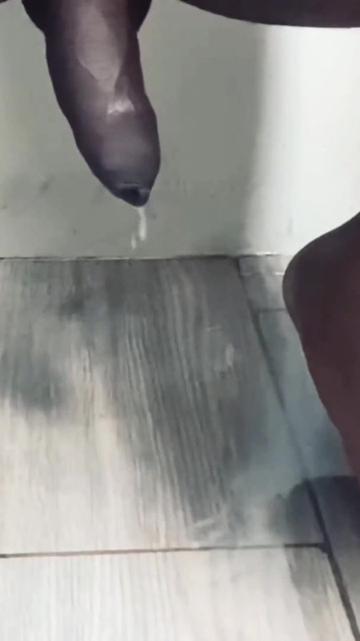 Fan Request My Big Black Cock Peeing Complete