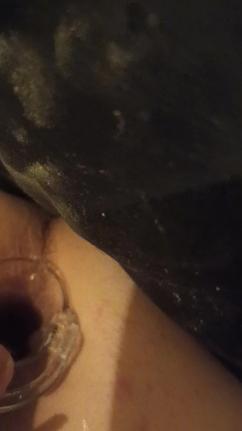 Lola this trans slut spreads her ass with a speculum