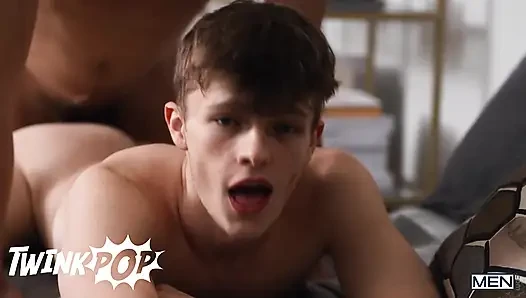 TWINKPOP - Jake Preston Sneaks Off With Colton Reece For A Naughty Brunch Hookup While Their Guests Wait