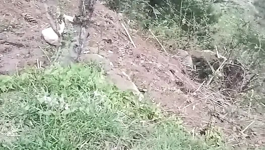 Part 2 - Desi outdoor sex with a stranger girl in the jungle.