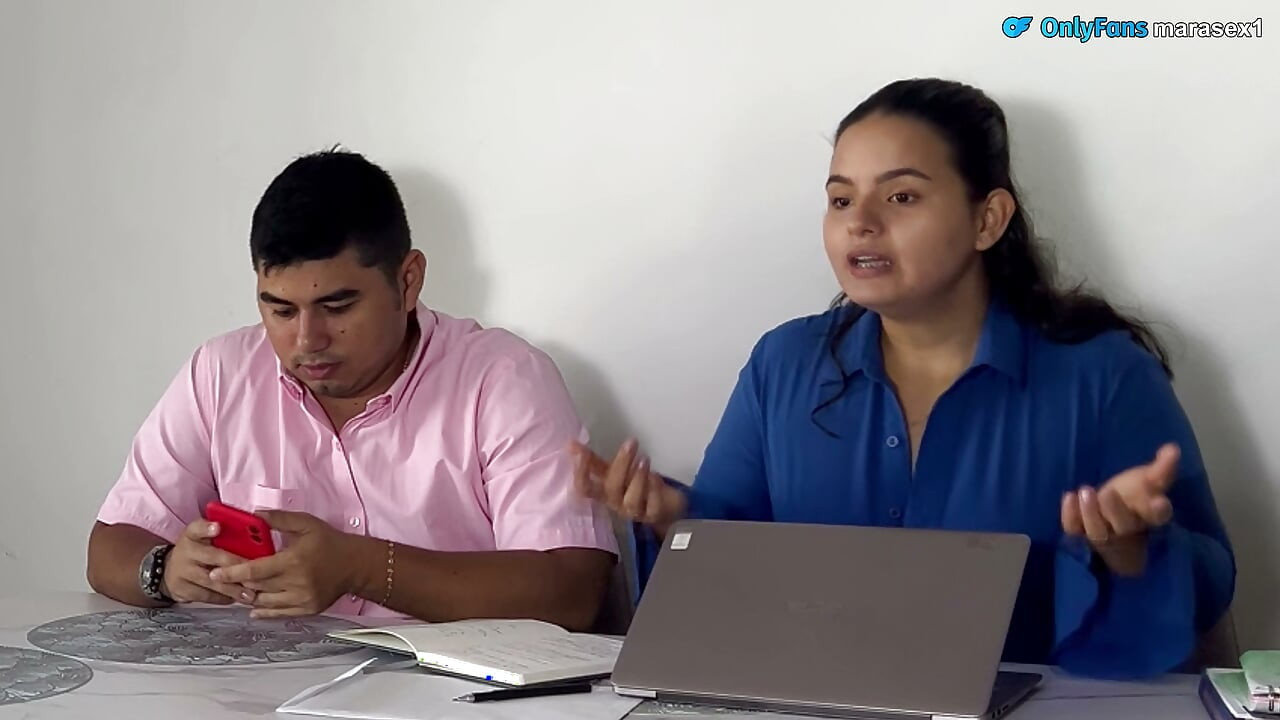 The big ass secretary girl failed at her job
