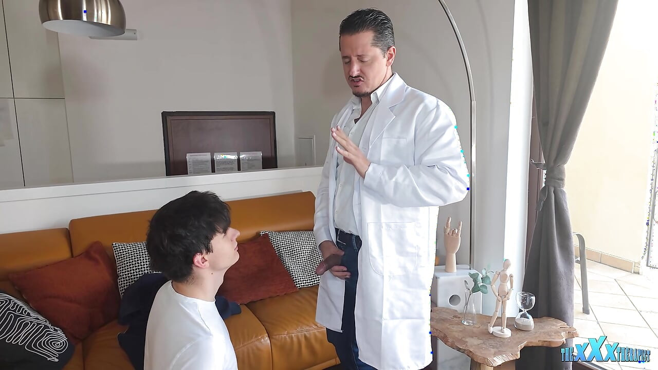 TheXXXTherapist - Andrew Gets His Throat Stretched by Dr. Costas' Big Dick in a Sloppy Wet Medical Session