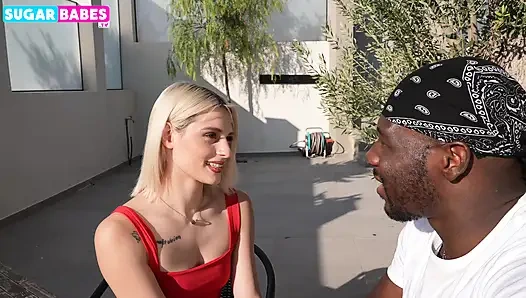 The Greek petite teen  Christy White gives Greek fuck lesson to Mannie Coco on SUGARBABESTV