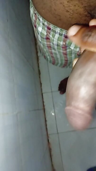 Massaging my dick