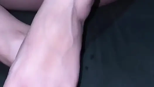 Feet, Soles of Feet, Pussy and Tits of My Girlfriend