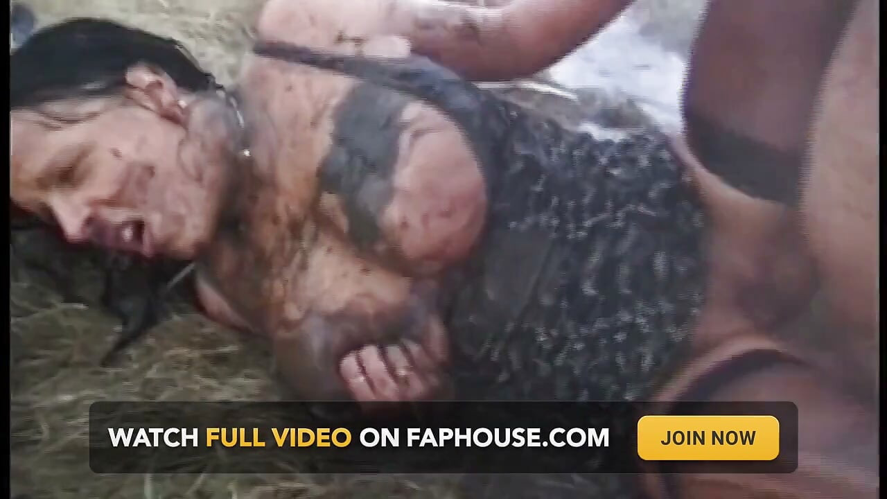 Muddy MILF Takes Thick Cock in Both Holes