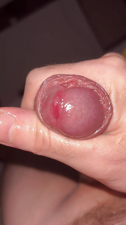 I take advantage of my wife's absence to touch myself while thinking of her beautiful juicy