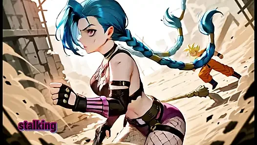 Busty Jinx Bercinta Dengan Goku - Parodi Ia