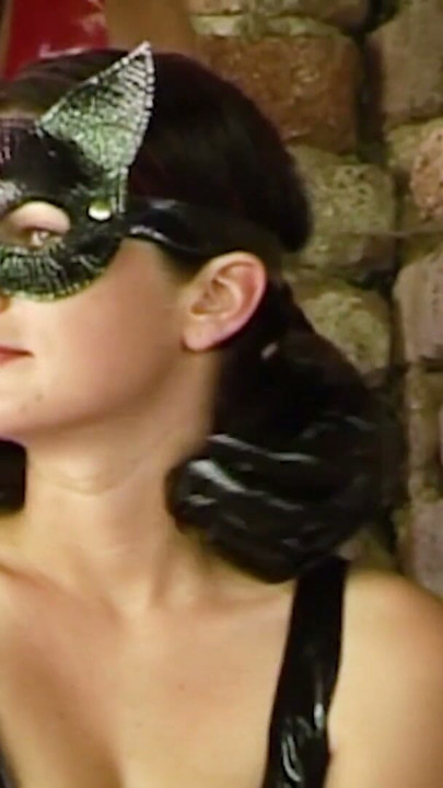 brunette fetish milf in latex make bdsm sex | Clip 1
