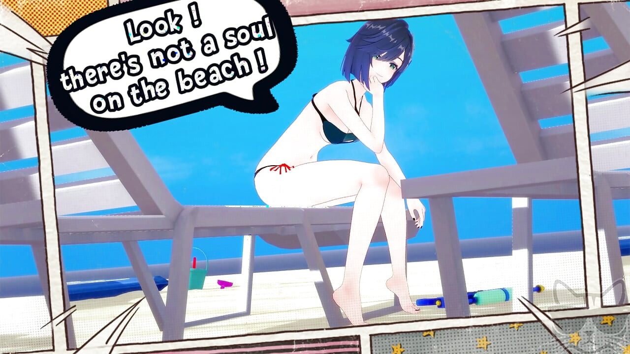 Yelan x Shenhe beach time ! (genshin impact)