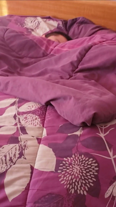Stepmom shares bed with hot stepson.. surprise for her | Clip 1