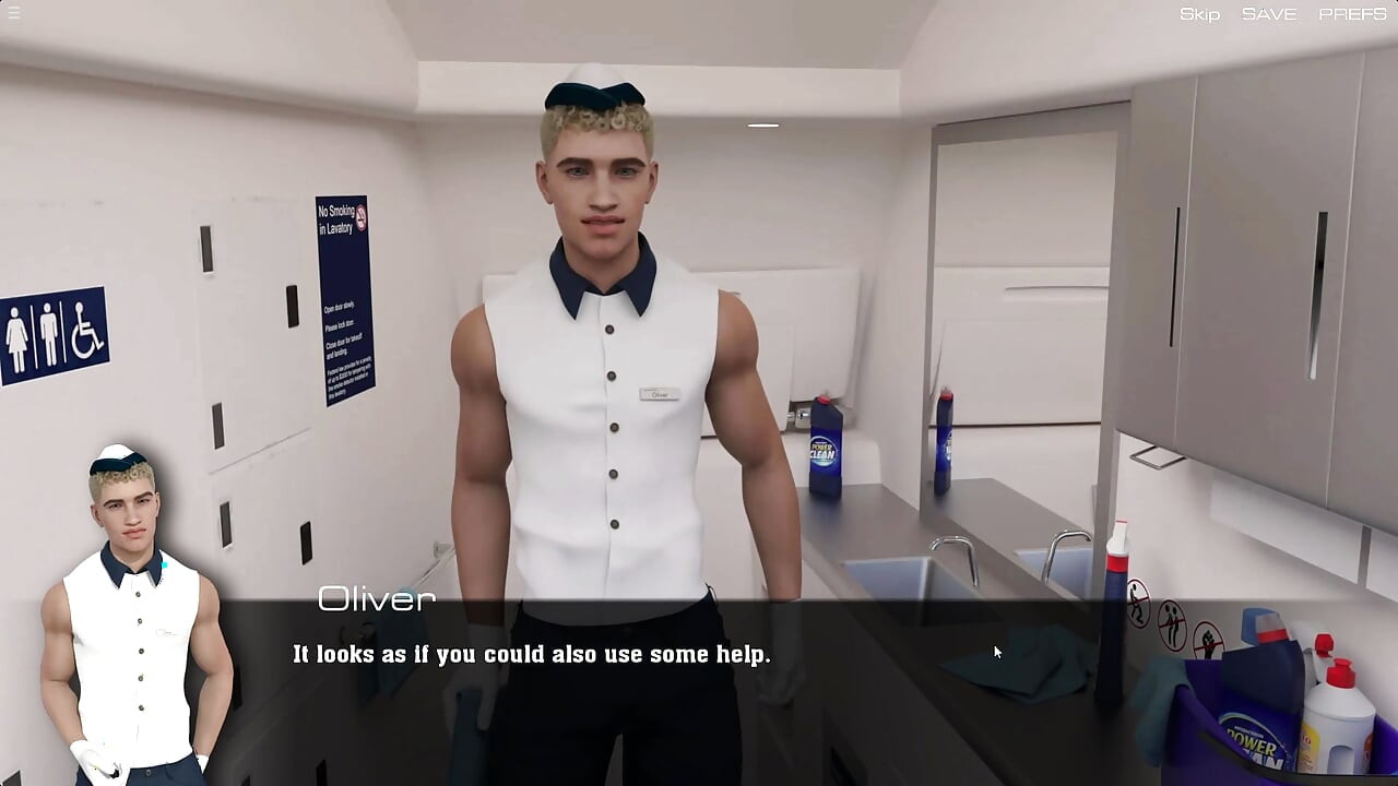 Gay Oliver Having Sex With Big Cock Passenger In Aeroplane