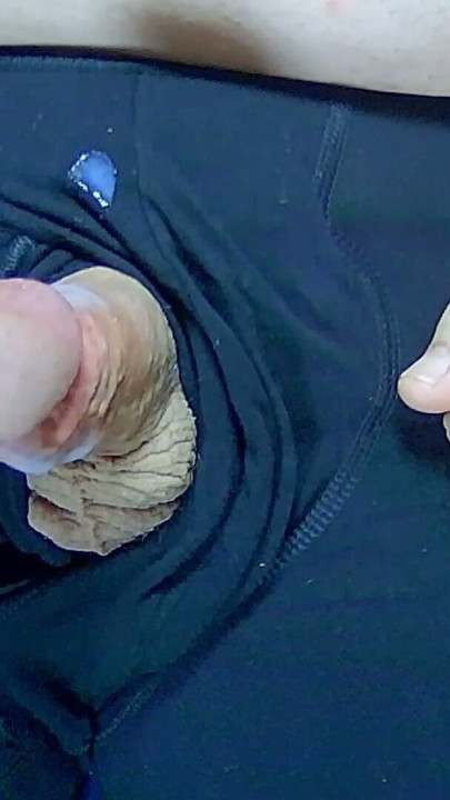 Wanking my cock nice thick hot cumshot. | Clip 1