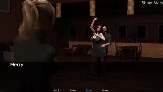 Ateşli evli kadın: Merry ve Jenny dışarı çıktı