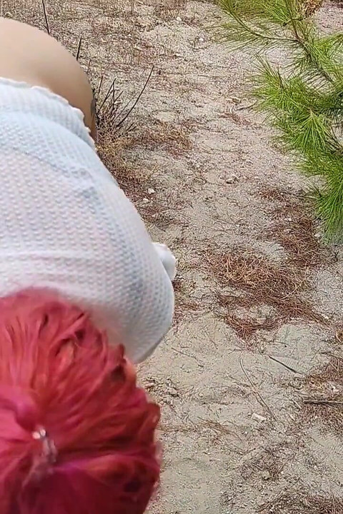 Risky Outdoor Blowjob Fuck Doggy Cum in Mouth Pissing