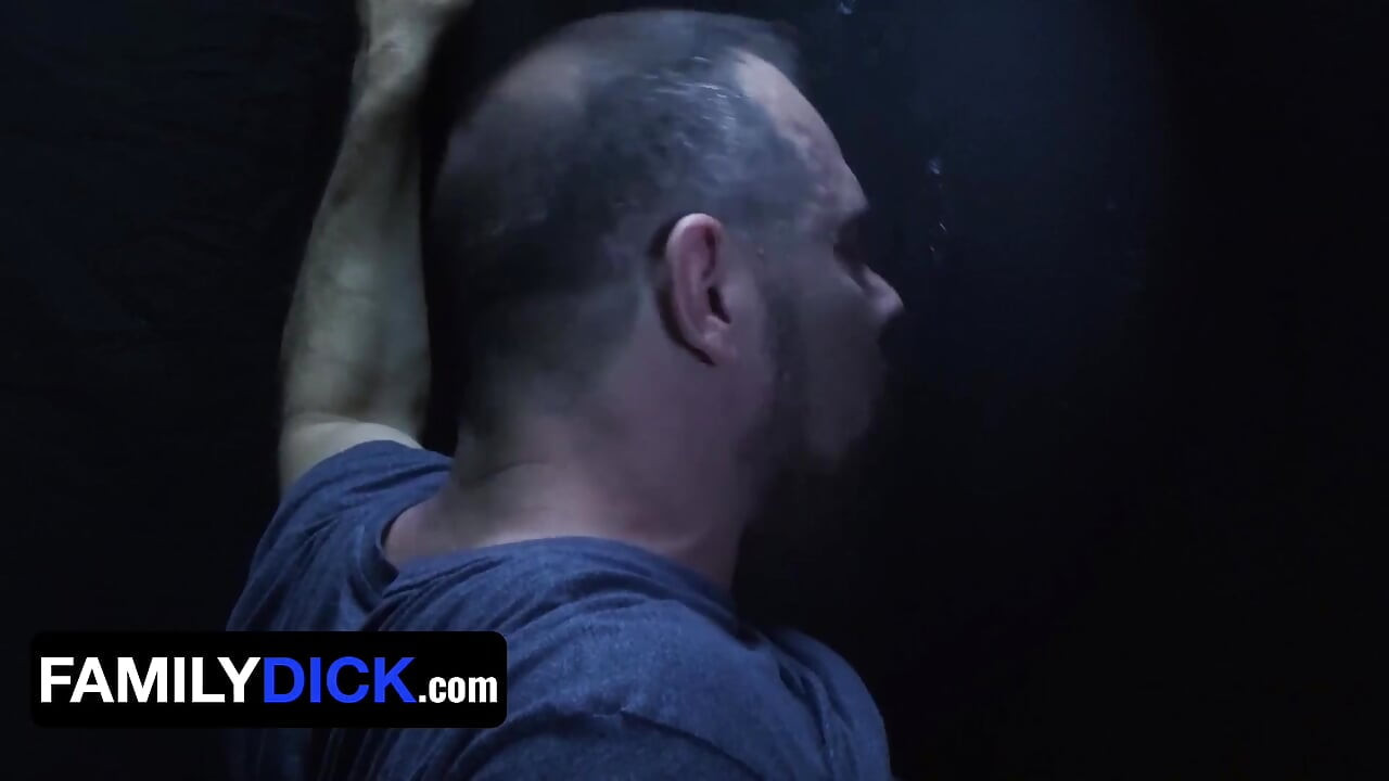 Innocent Young Twink Gets Covered In His Stepdad's Hot Cum After Gloryhole Blowjob