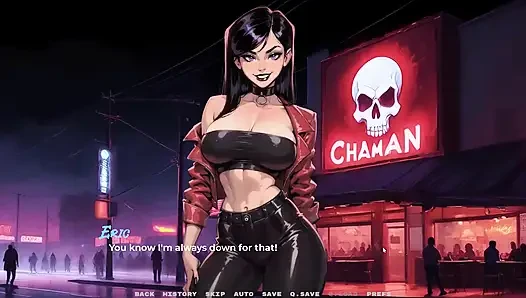 Pacar Baru Saya [ Game Hentai Tabu ] Ep.40 Gadis Gothic Mengisap Di Toilet Klub!