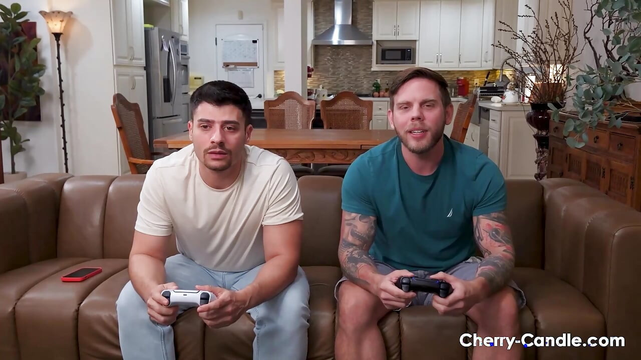 They Wanted to Play on the PS but I wanted them to Play with my Pussy at Cherry-Candle