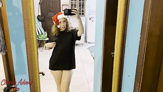 Pernahkah Anda berpikir untuk mendapatkan saya untuk Natal? Saya masturbasi sampai saya menyemprotkan