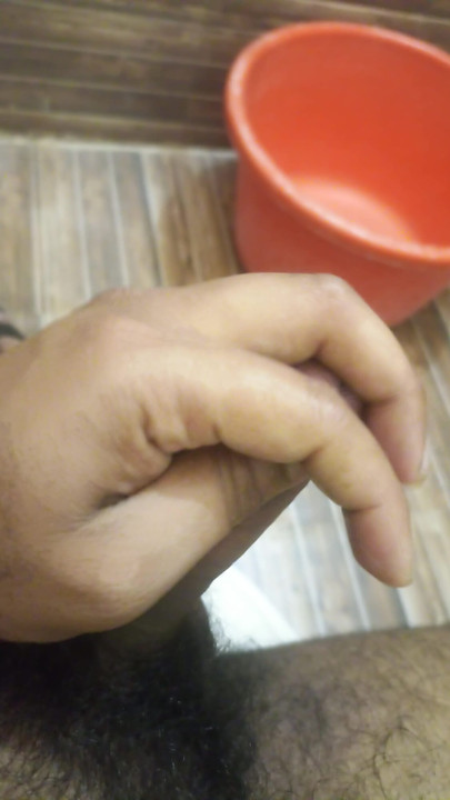 My cock on screen first time