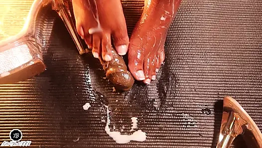 Lola Black XXX Ebony Feet In High Heels