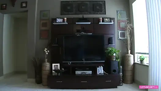 Two gorgeous babes have a fun dildo session