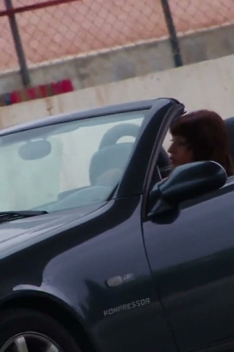 Busty brunette gives thanks with anal for car help
