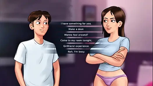 I fuck my stepmother and her friend , we did threesome summertime_saga