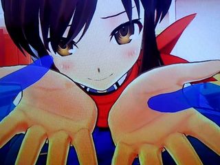 Hommage au sperme sur les mains - Asuka (Senran Kagura)