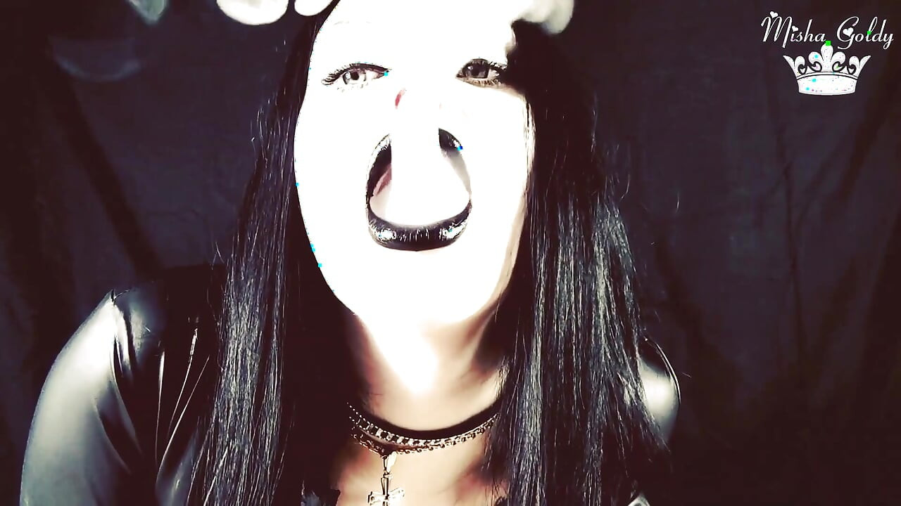 Goth darkside raucht WICHsanleitung und neckt