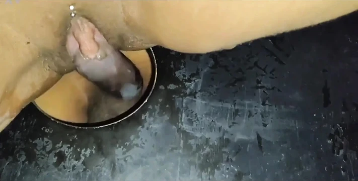 I Love Sucking Black Cock at the Gloryhole, I Got so Horny That I Even Gave Him My Ass!