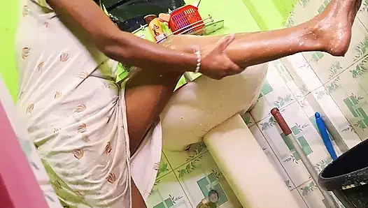 stepsister's shower surprise turns hot, stepbrother records it and fucks her viral xvideo