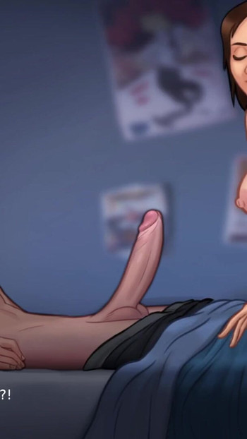 משחק זימה עם ג'ני, הדמות הכי סקסית רוכבת על זין ענק | קליפ 1