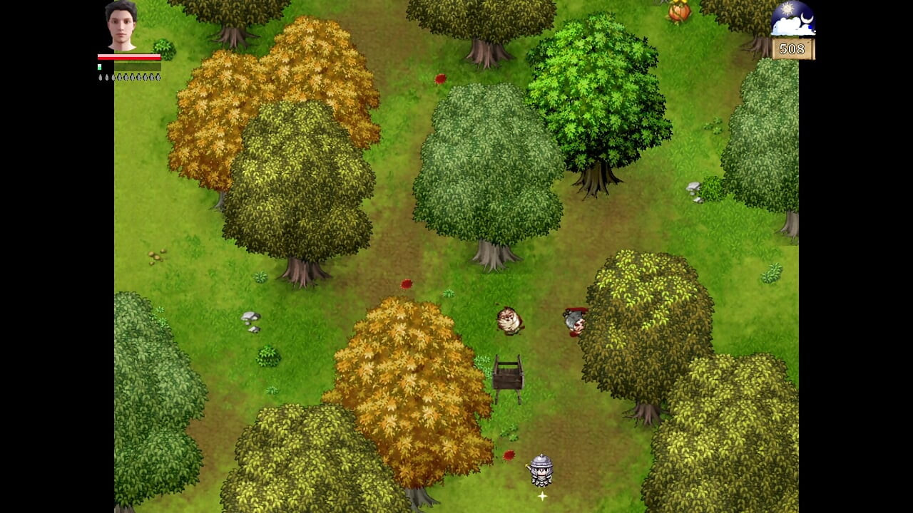 オークの女の子が私の大きなチンポの中で震えている