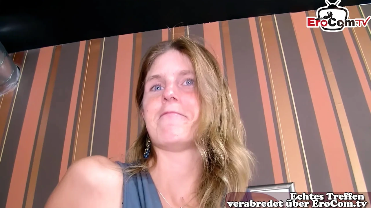 German young housewife next door persuaded to sex casting