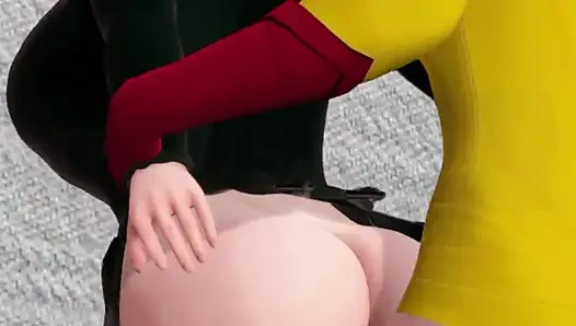 Satu pukulan-pria Fubuki dan Saitama // Parodi