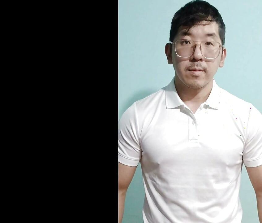Asian college nerd jerks off to pay for his studies
