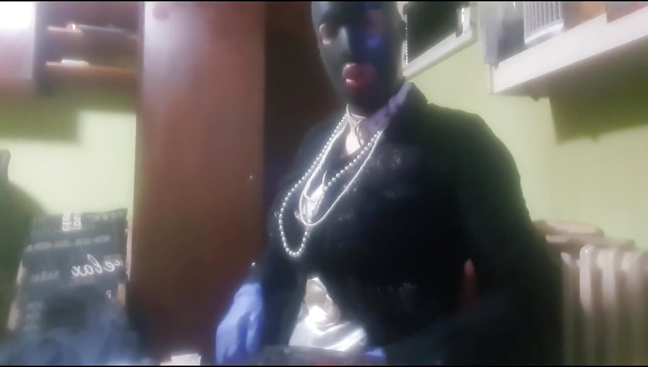 Latex Sissy with a Surprise