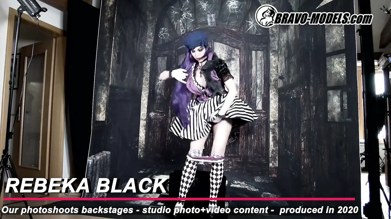 386-Backstage photoshoot Rebeka Black - Adult