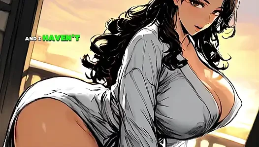 Horny Old Blonde Widow Fucks Hard with Gardener - Passionate Outdoor Sex - Ai Animation