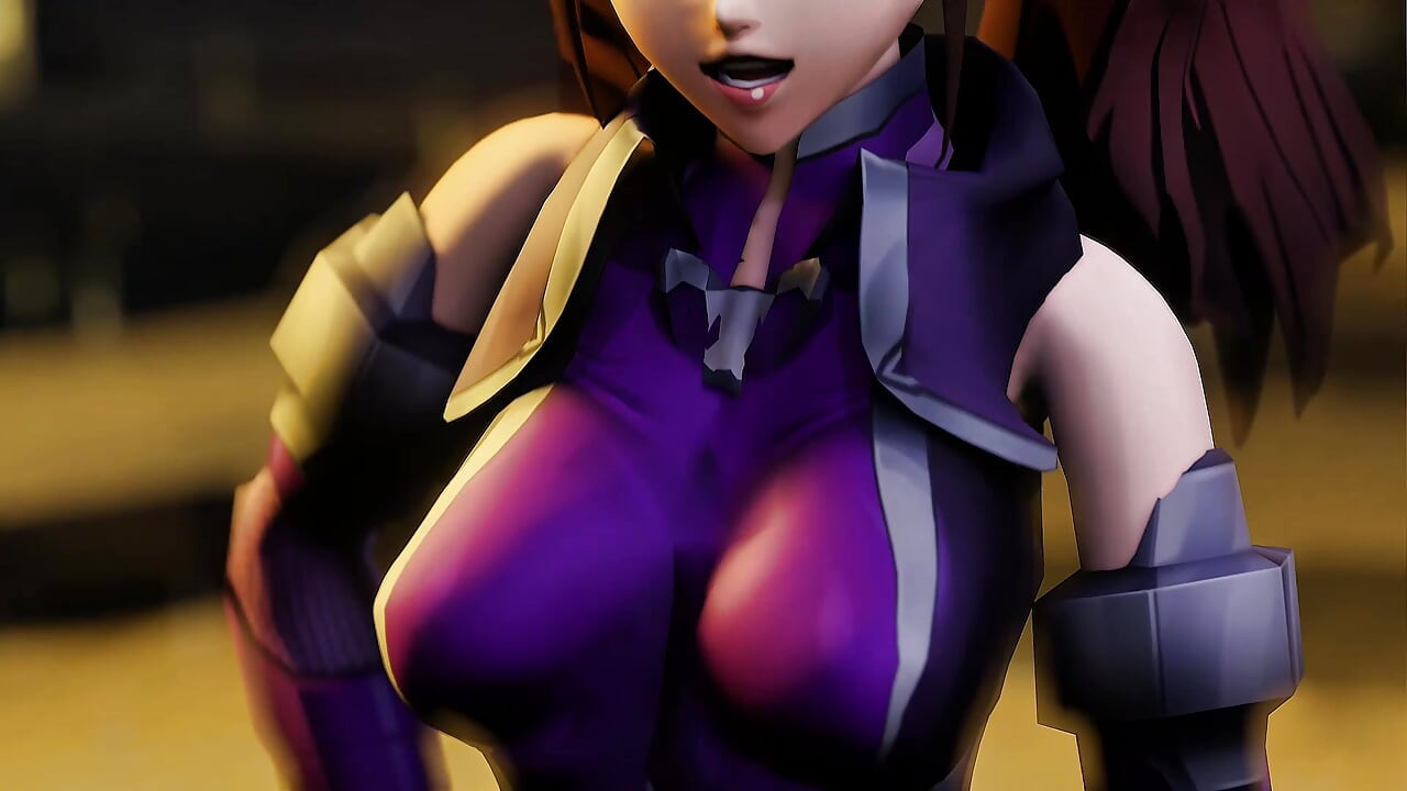 3D Girl warrior got taken by monster