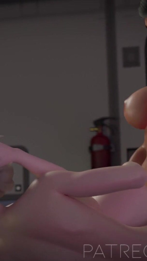Crazy Overwatch futa gangbang - d.va gets fucked by OW futas | Clip 1