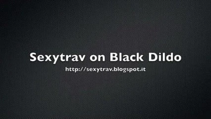 Crossdress Black Dildo