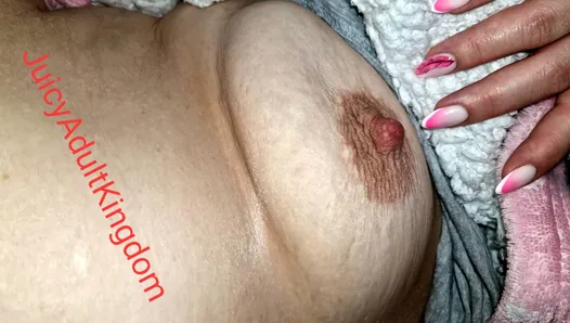 Wife's wet pussy in the middle of the night