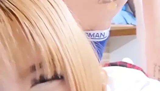 Mahasiswi rambut pirang dientot sama pacarnya di pscc - vertikal untuk hp